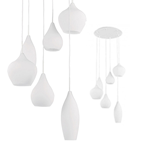 Závěsné svítidlo SOFT SP6 BIANCO