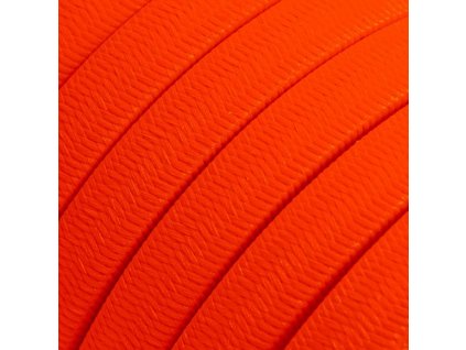 Plochý textilní kabel CF15 Neonově oranžová