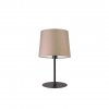 Stolní lampa SET UP, SMALL, ⌀16cm (Barva podstavce mosaz, Barva stínidla šedá)