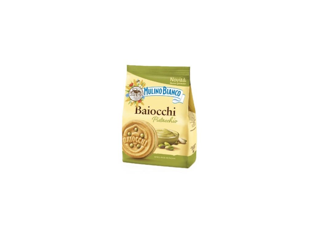 Pistáciové sušenky Baiocchi Mulino Bianco 240g