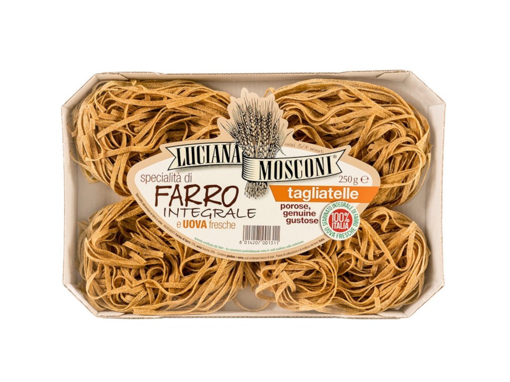 Tagliatelle špaldové celozrnné Luciana Mosconi 250g