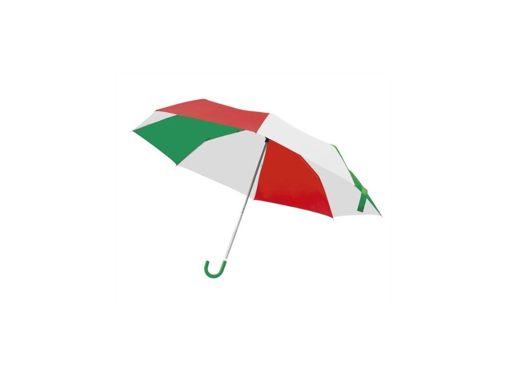 Deštník v italských barvách (skládací)