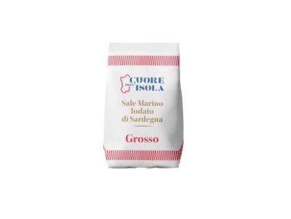 Sůl s jódem hrubá 1kg Cuore dell´Isola