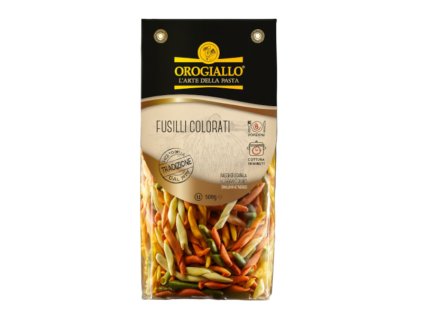Fusilli barevné Orogiallo 500g