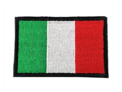 Nášivka na suchý zip - italská vlajka