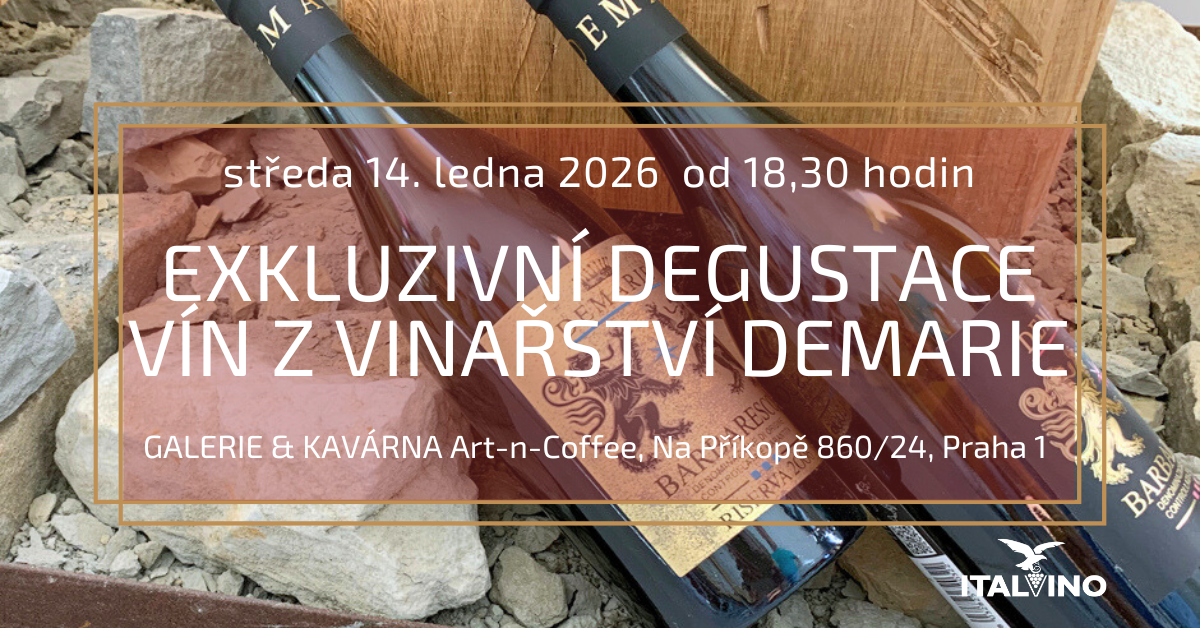 Exkluzivní degustace za účasti vinaře 14.1.2026