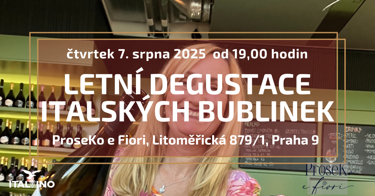 Letní ochutnávka italských bublinek v ProseKo e Fiori