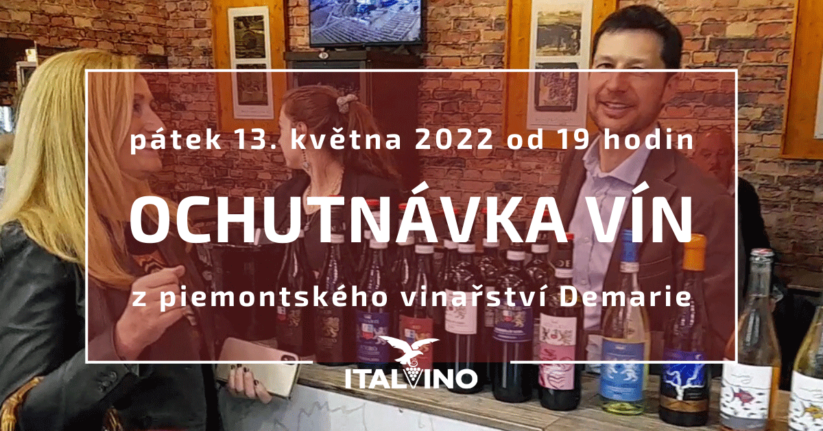 Degustace vín z vinařství Demarie -13. května 2022 v 19 hodin