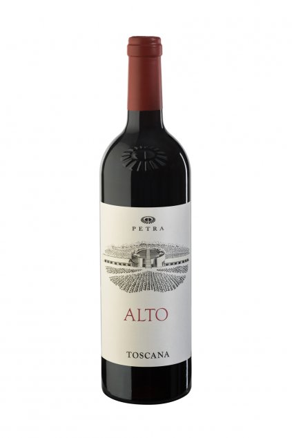 červené víno Alto z vinařství Petra