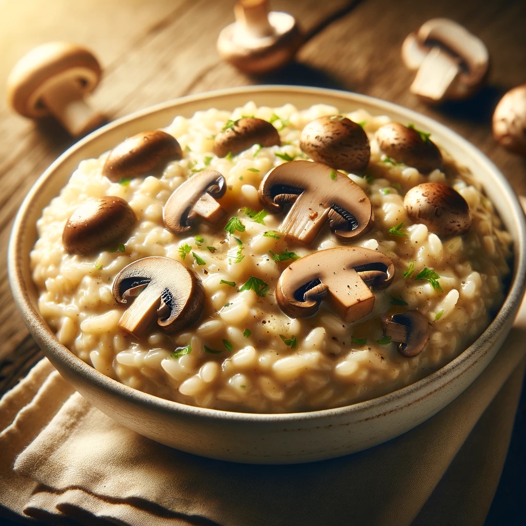 Rizoto s houbami (Risotto ai Funghi)