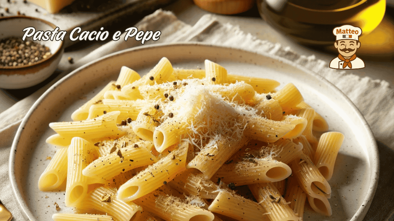Pasta Cacio e Pepe (Těstoviny s pepřem)