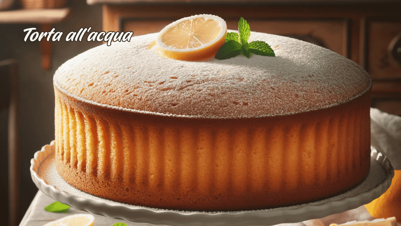 Torta all'acqua (vodní dort)