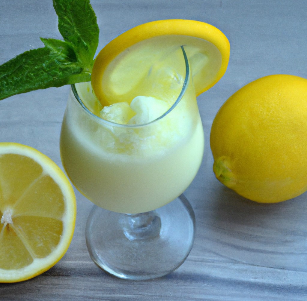 Citronový sorbet (Sorbetto di limone)