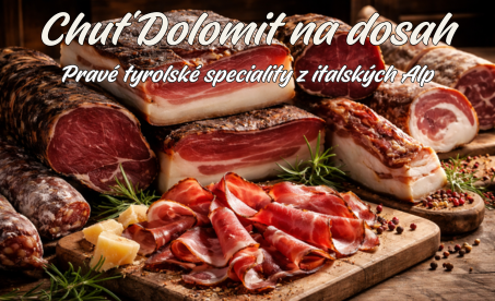 Tyrolský speck z Dolomit