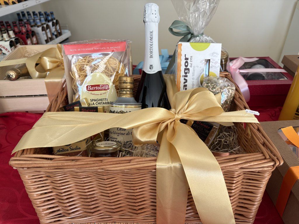 ItalyShop Dárkový box proutěný  Bortolomiol Prosecco