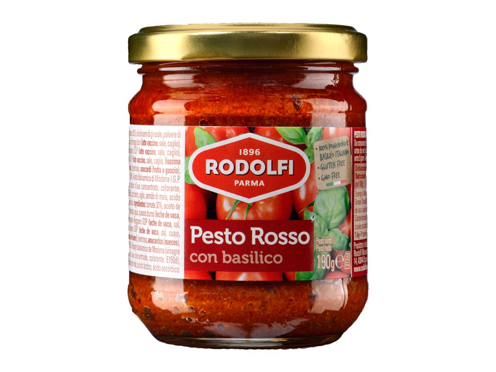 Rodolfi Mansueto Pesto Rosso (sklo) 190g