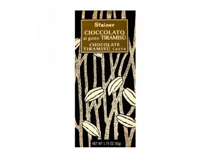 Stainer čokoláda mléčná 41% tiramisu 50g
