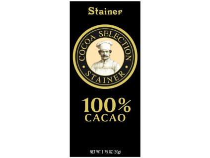 Stainer čokoláda hořká 100% (cocoa 100%) 50g