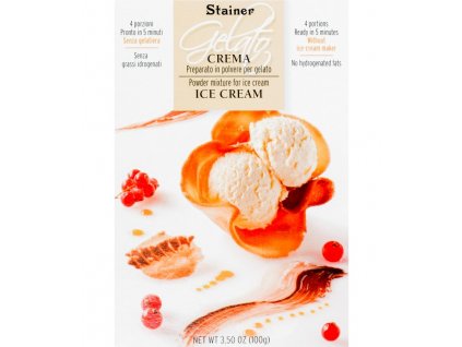 Stainer Směs na přípravu vanilkové zmrzliny (crema) 100g