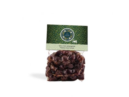 Antica Sicilia černé olivy s bylinkami (Olive Nere Campagnole) 350g