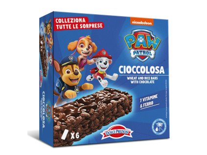 Cerealitalia Paw Patrol cereální tyčinky kakao Cioccolosa 120g (6x21g)