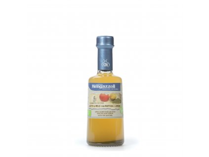 Mengazzoli jablečný ocet s matchou a citróny (Aceto di Mele con Matcha e Limone) BIO 250ml
