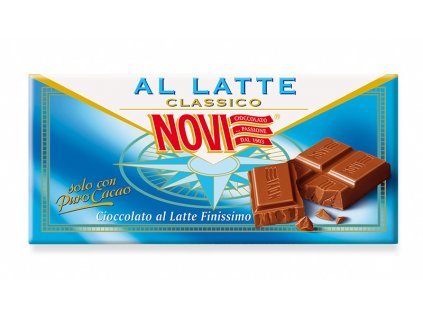 NOVI Cioccolato Al latte -mléčná čokoláda 30% kakaa