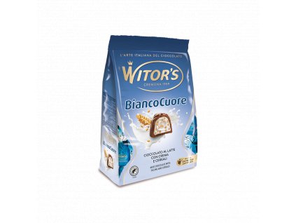 Witor's Pralinky s mléčnou náplní a cereáliemi (Bianco Cuore con Crema e Cereali) 250g