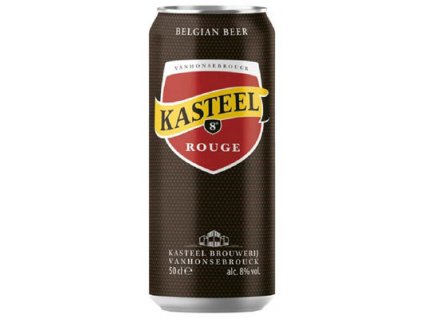 Van Honsebrouck Pivo Kasteel Rouge 8% plech 0,25l