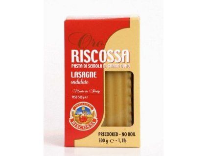 RISCOSSA Lasagne ondulate precotte - vlnkované lasaně předvařené 500g