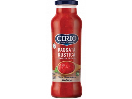Cirio rajčatové pyré extra husté (Passata Rustica) 680g