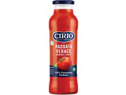 Cirio rajčatové pyré krémové (Passata Verace) 700g