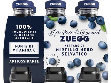 Zuegg nektar z divokých brusinek (Nettari Mirtillo) 6x125ml