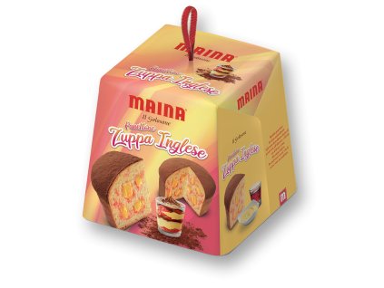Maina Panettone se smetanovým krémem a jemnou whisky (Zuppa inglese) 750g