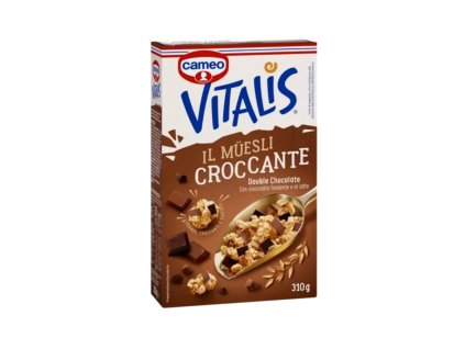 Cameo Vitalis křupavé müsli s čokoládo (Croccante Double Chocolate) 310g