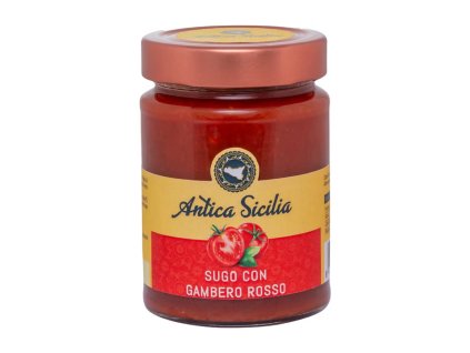 Antica Sicilia Rajčatová omáčka s červenými krevetami (Sugo con Gambero Rosso) 280g