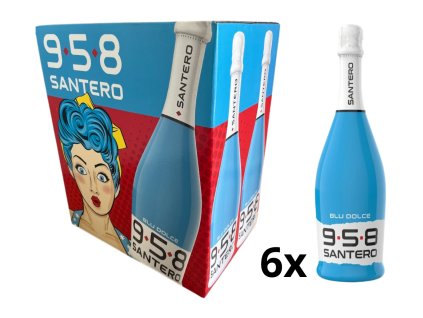 Santero 958 Blu Dolce Cocktail 6x750ml