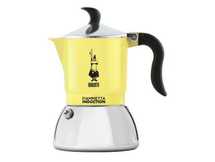Bialetti moka konvička Fiammetta žlutá (na 2 šálky - indukce)