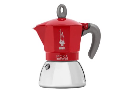 Bialetti Moka Induction červená (na 2 šálky)