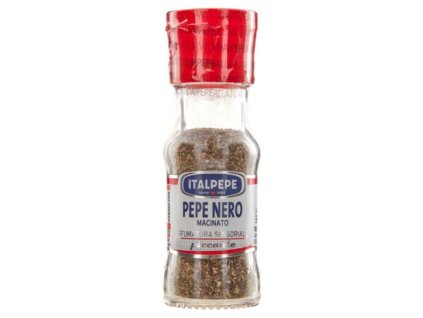 Italpepe pepř černý mletý ve skle (Pepe Nero) 30g