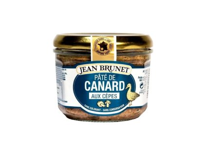 Jean Brunet Kachní paštika s hříbkem 180g