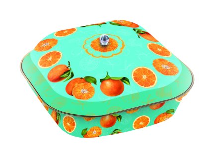 Il Vecchio Forno Panettone s čokoládou v dóze s motivem pomeranče 600g