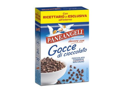 Paneangeli čokoládové pecičky 50 % kakaa (Gocce di Cioccolato) 125g