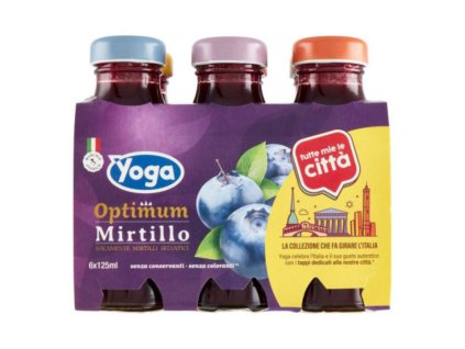 Yoga ovocný nápoj borůvkový (Optimum Succo Mirtillo) 6x125ml