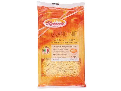 Mantovanelle dlouhé tenké nudle vaječné (Tagliolini) 250g