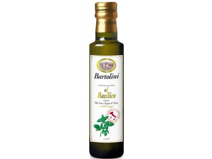 Bartolini Olivový olej extra virgin s bazalkou 250ml