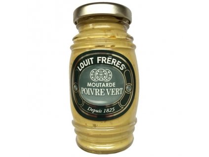 Louit Fréres Hořčice Poivre Vert ( se zeleným pepřem) 130g