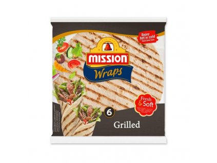 Mission Wraps grilované tortilly 25cm, 6ks