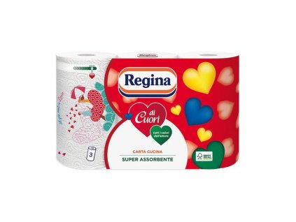 Sofidel papírové utěrky Regina di Cuori (3 role)