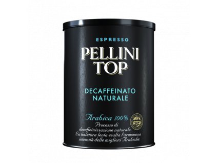 Pellini Top Arabica 100% přírodní bez kofeinu - mletá 250g